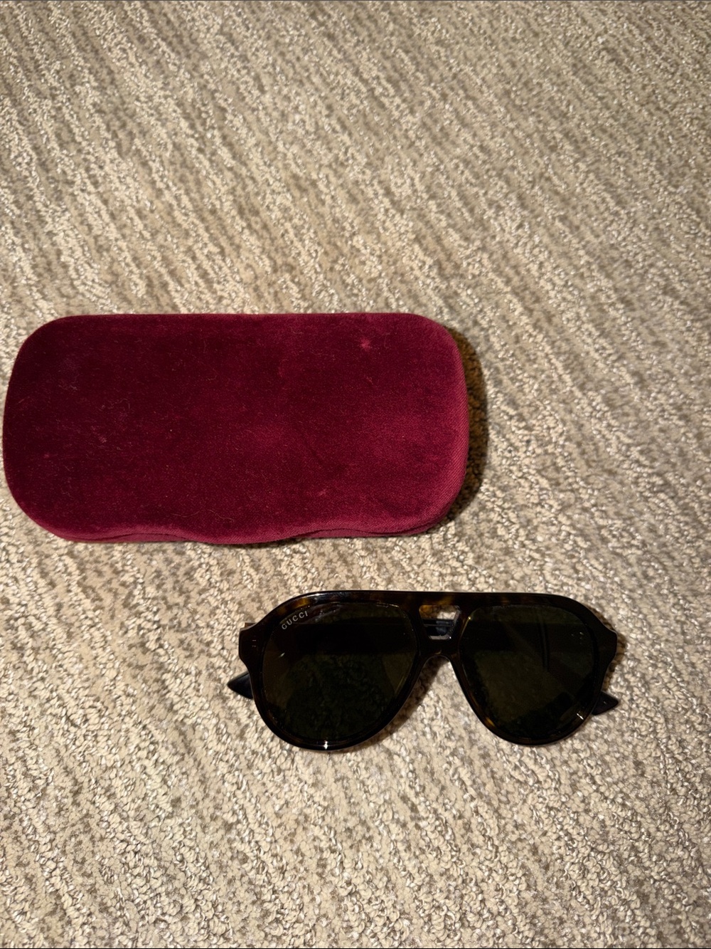 Authentic Gucci Tortoise Print Sunglasses